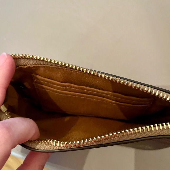 Coach Gold Leather Wristlet - Picture 2 of 2